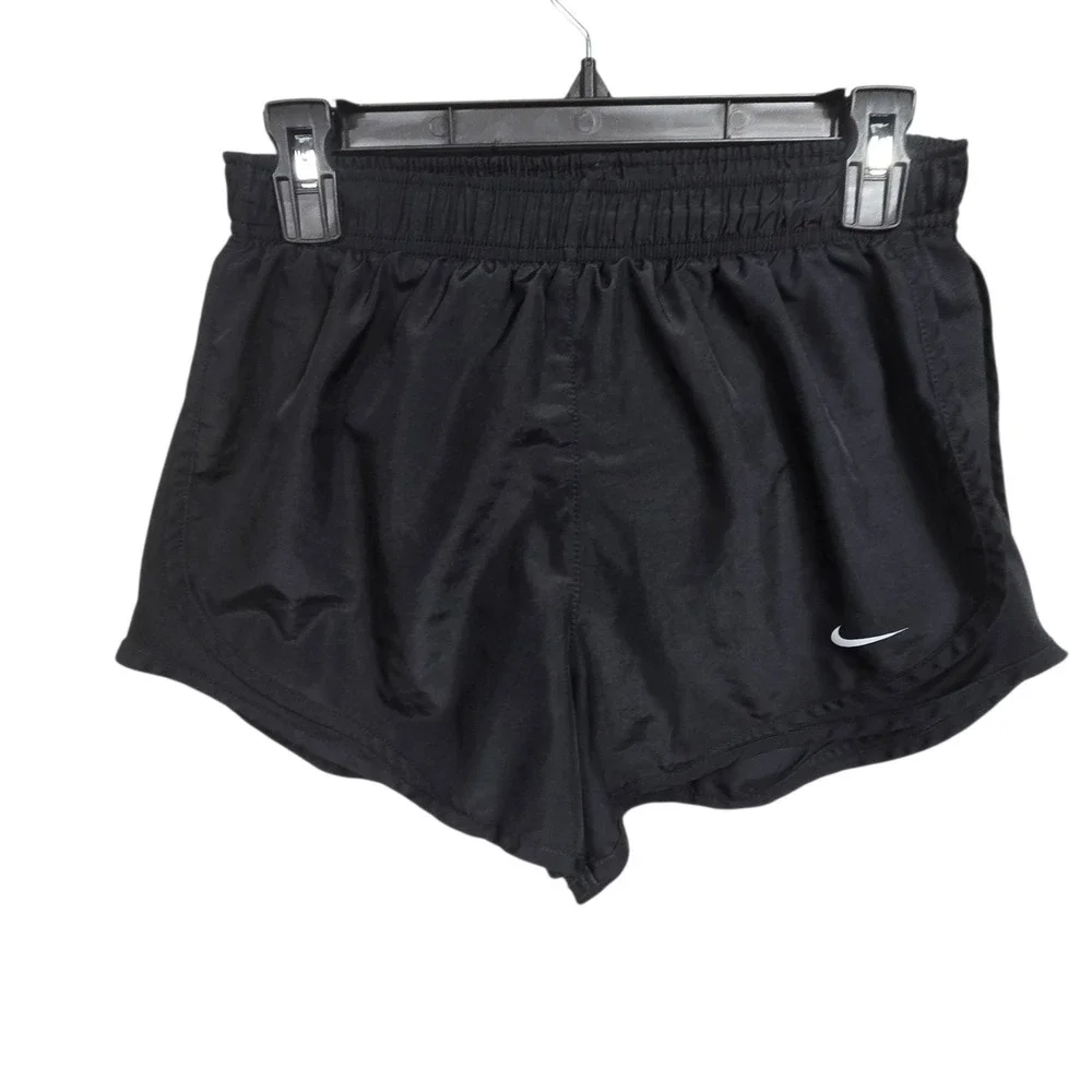 Nike‎ Tempo Women Black Running Shorts Dri-FIT Athletic Training Womens Size M